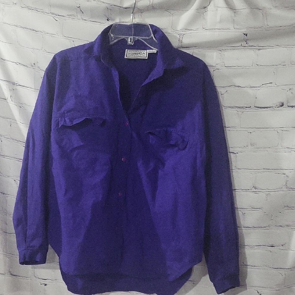 Vintage Forenza Purple Button Down